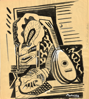 <em>Arrangement with South Sea Island Mask</em>, 1930