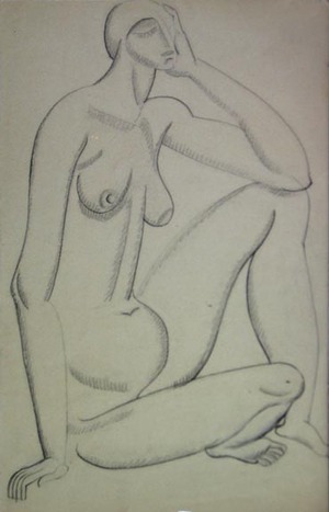 <em>Seated Figure Study</em>, 1921